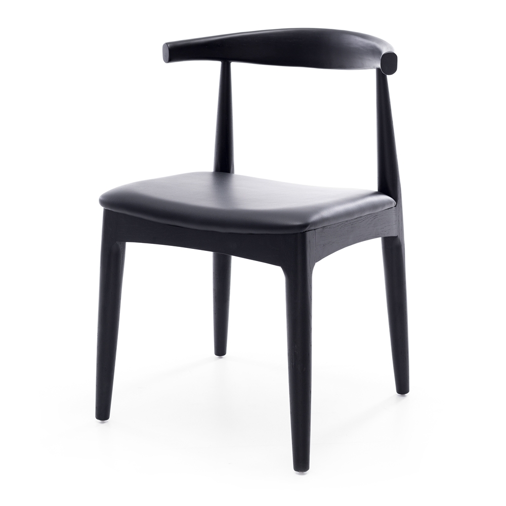 Elbow Dining Chair - Black